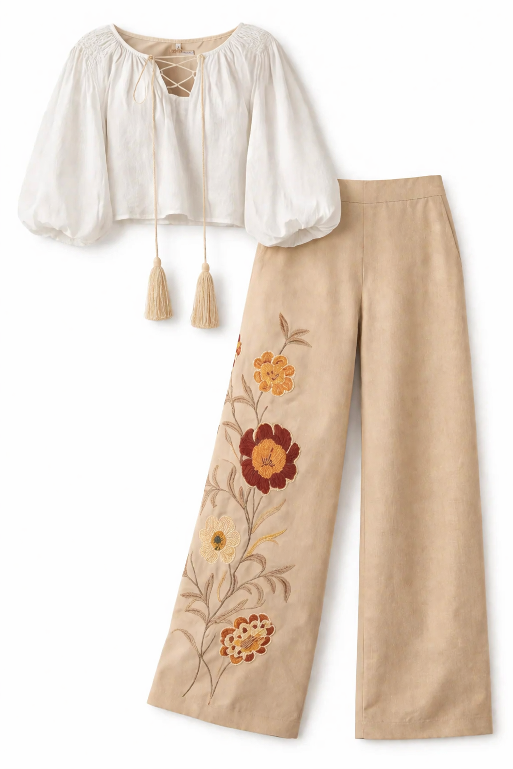 Terra Embroidered Co-Ord Set
